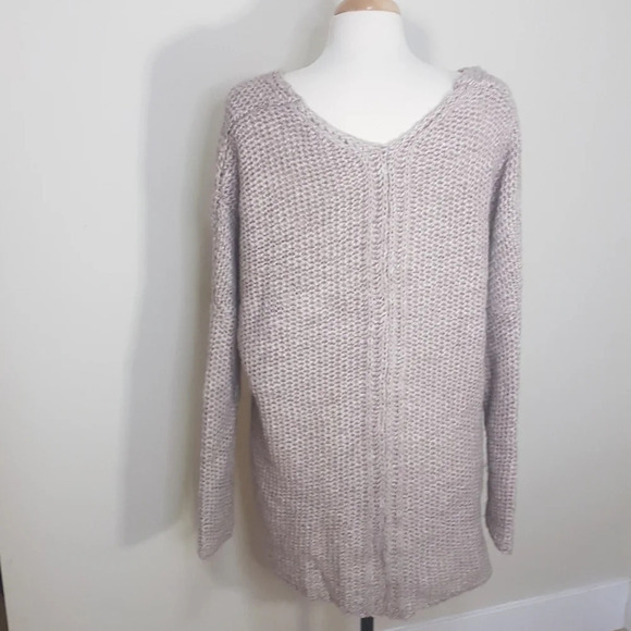 Anthropologie moth alpaca wool acrylic drop shoulder oversized sweater tunic - Picture 6 of 11